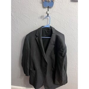 Jos Bank Sport Coat Blazer Men's Size‎ 48R Charcoal Gray Travelers Collection